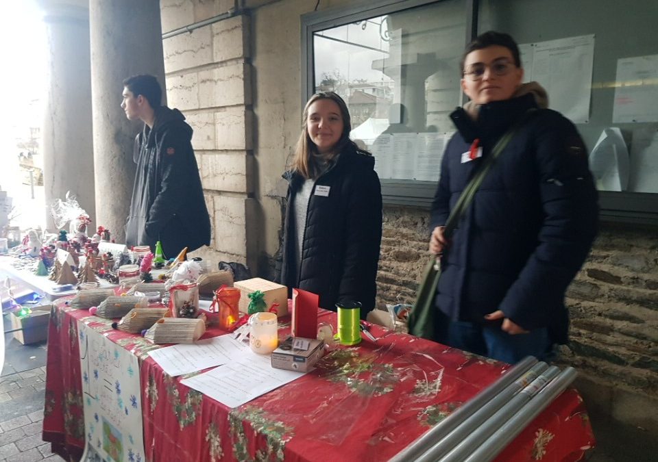 Retour sur le marché de Noël avec les 2de AEPA