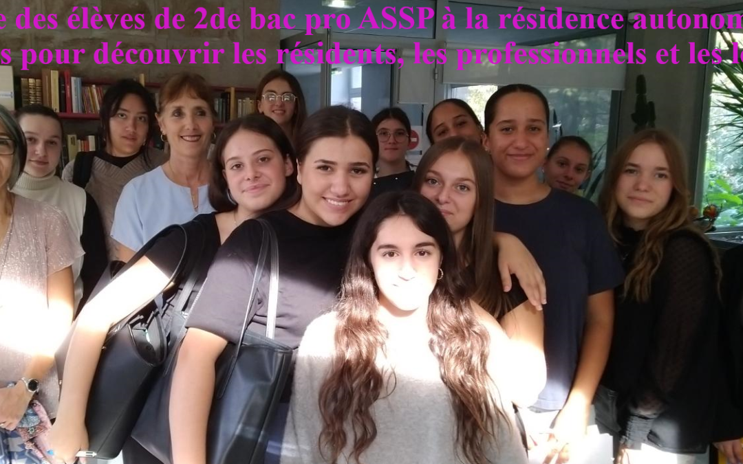« Speed dating » et visite de structure pour les 2de Bac ASSP