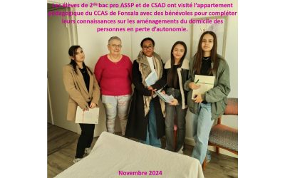 Visite de structure pour les 2de ASSP et CSAD